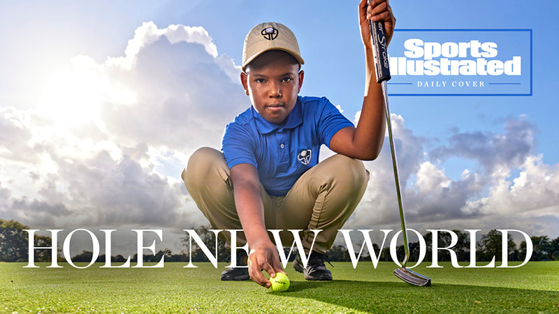 'Turn it into something positive': The 11-year-old pursues golf fashion to cope with his autism.