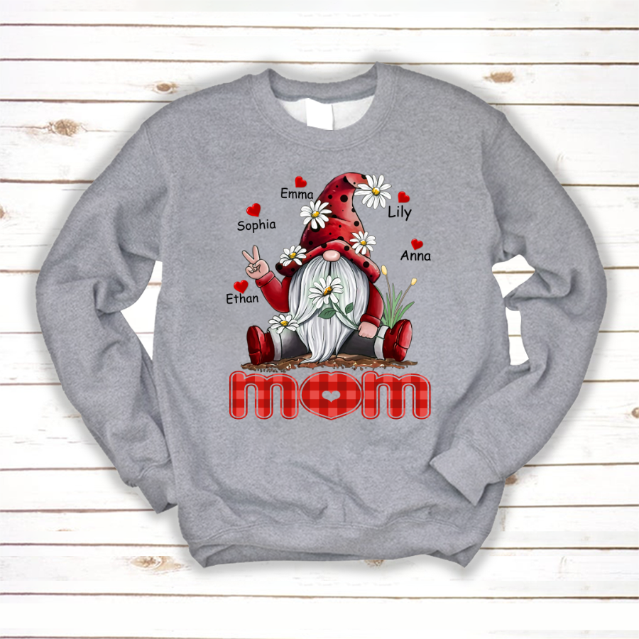 Mom Gnome Heart Kids VT22120072 Sweatshirt MI0959