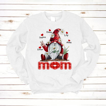 Mom Gnome Heart Kids VT22120072 Sweatshirt MI0959