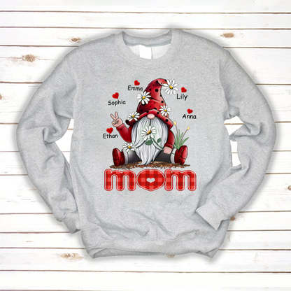 Mom Gnome Heart Kids VT22120072 Sweatshirt MI0959