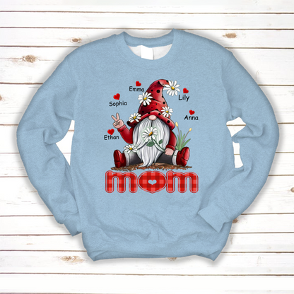 Mom Gnome Heart Kids VT22120072 Sweatshirt MI0959