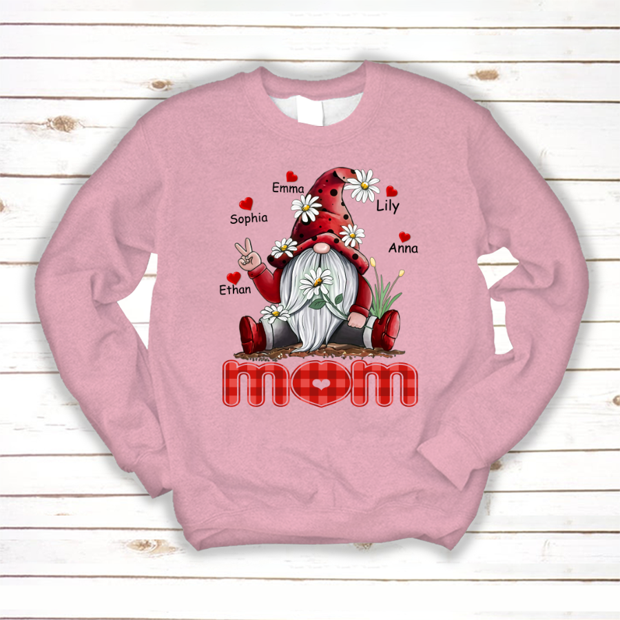 Mom Gnome Heart Kids VT22120072 Sweatshirt MI0959