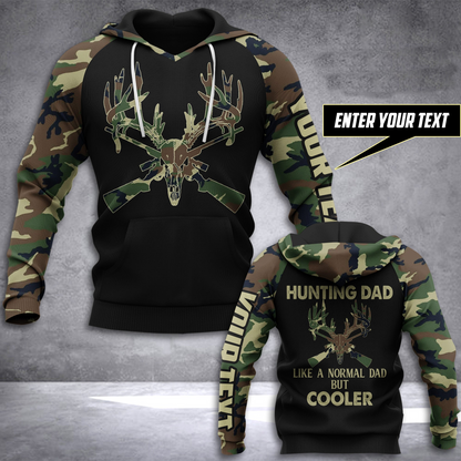 Hunting Dad Camo Customized 3D Printed Shirt All Over Print 3D Hoodie T Shirt For Cool Dad TO0100