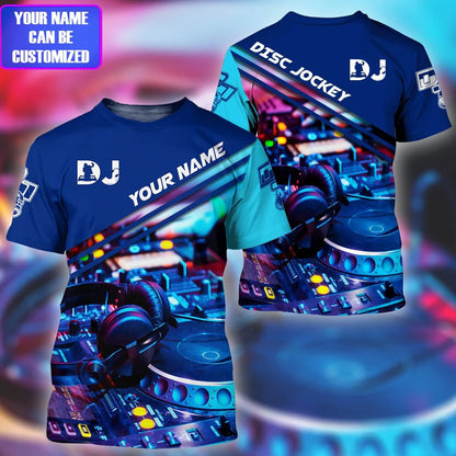 Personalized 3D All Over Printed DJ Hoodie, DJ Clothing Custom, Disc Jockey Sweater, DJ Shirts TO0061