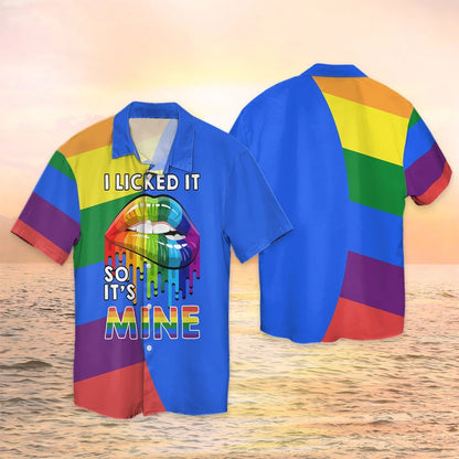 3D All Over Print LGBT Shirt, I Licked It So It's Mine Pride Hoodie, Couple Gay Clothing, LGBT Gifts TO2737