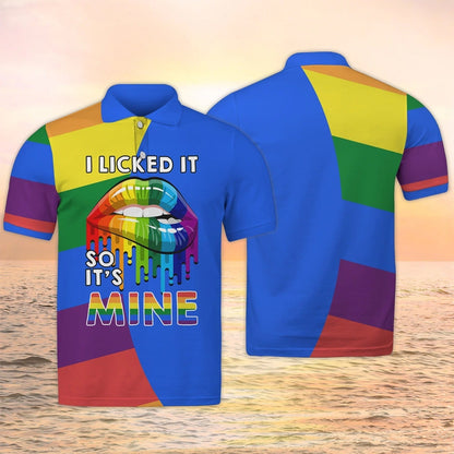 3D All Over Print LGBT Shirt, I Licked It So It's Mine Pride Hoodie, Couple Gay Clothing, LGBT Gifts TO2737