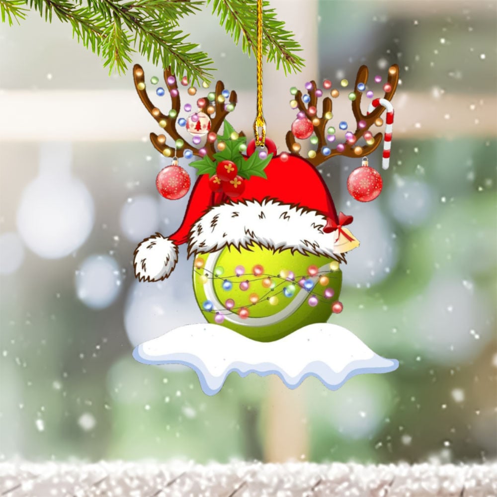 Tennis Christmas Ornament Xmas Tree Decorations Christmas Gifts For Tennis Lovers SO1204