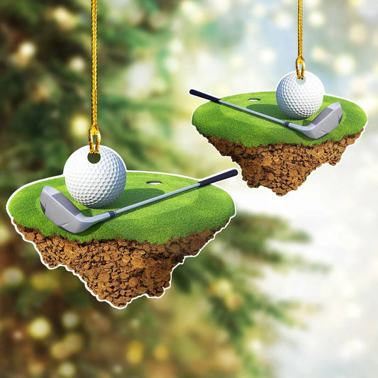 Golf Ornament Golf Xmas Tree Ornaments Decorating For Christmas 2024 OO1797