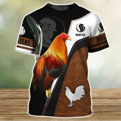 Customized Rooster Mexican 3D All Over Print Shirt, Mexican Shirt For Him, Rooster Camo Shirts TO2860