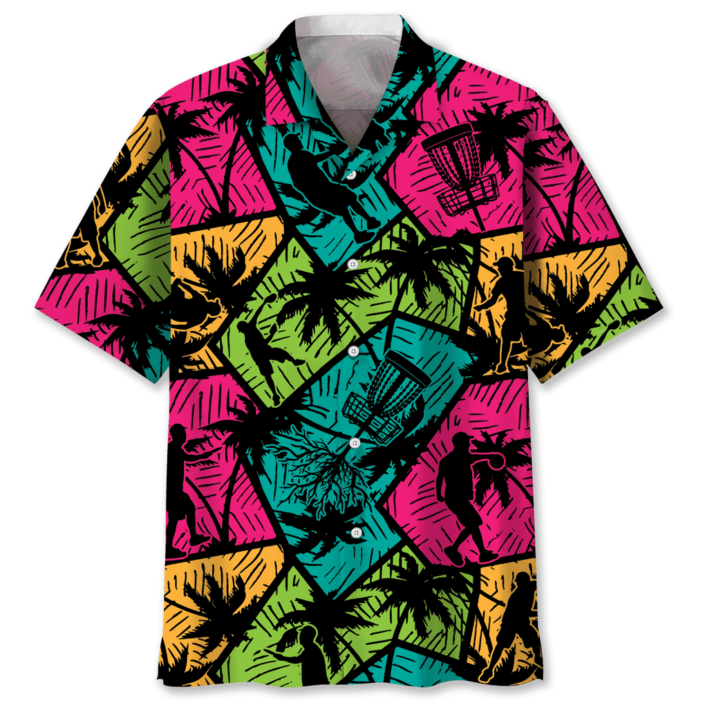 Disc Golf Beach Hawaiian Shirt, 3D Printed Disc Golf Hawaii Shirt HO3707