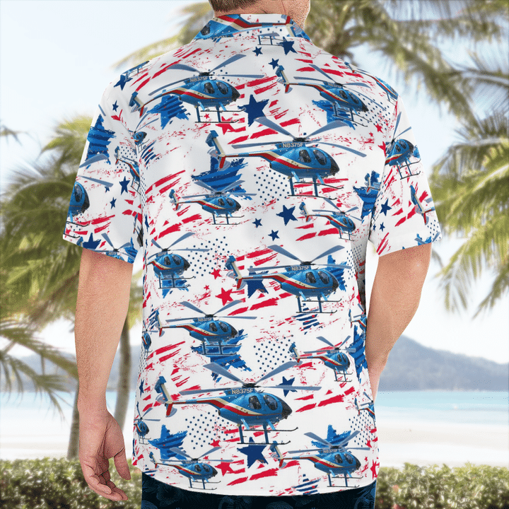 Houston Police Department Helicopter Patrol Division hawaiian shirt HO0624