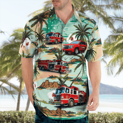 Leroy Fire Department, Le Roy, New York Hawaiian Shirt HO0625