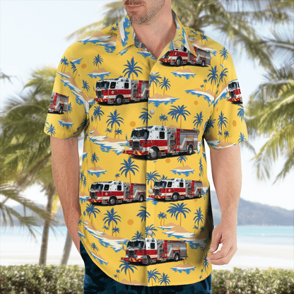 Lauderhill Fire Rescue, Lauderhill, Florida Hawaiian Shirt HO0627