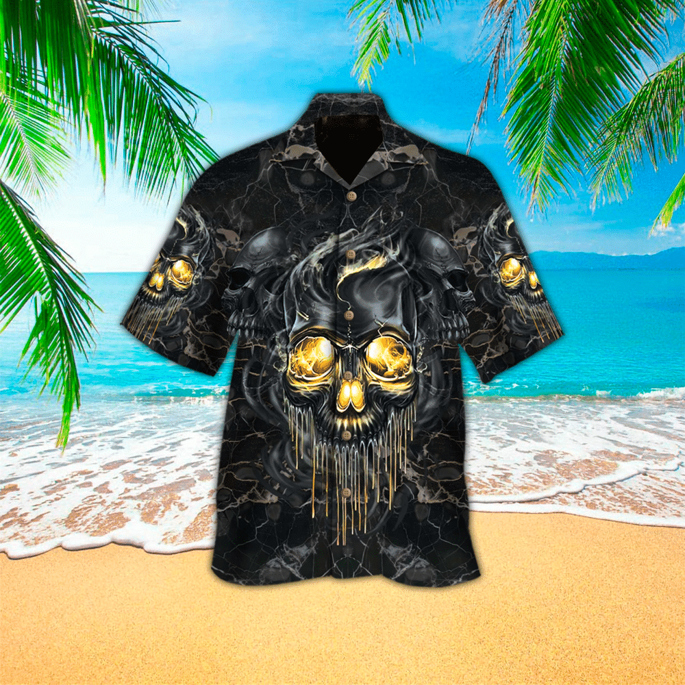 Skull Hawaii Shirt, Perfect Hawaiian Shirt For Skull Lover, Hawaiian shirt for men HO2927