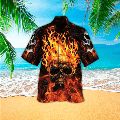 Skull Hawaii Shirt, Perfect Hawaiian Shirt For Skull Lover, Hawaiian shirt for men HO2927