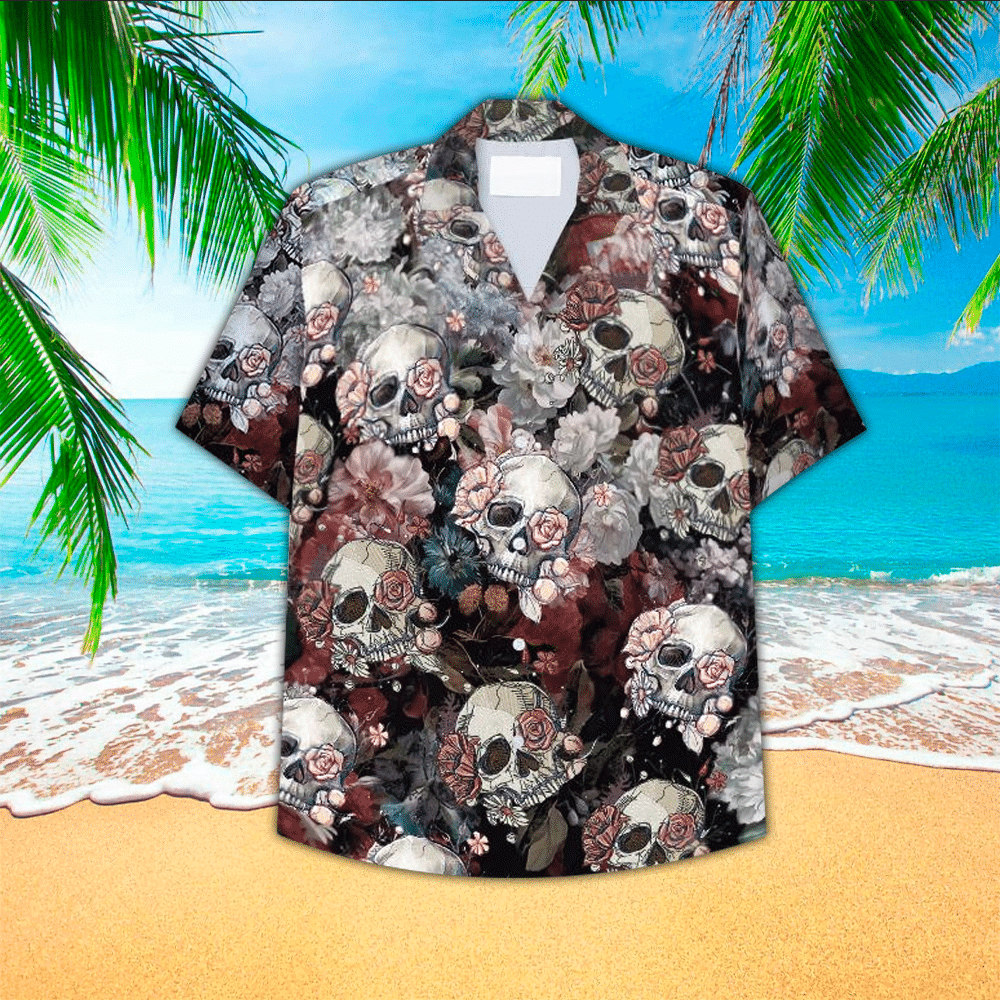 Skull Aloha Hawaii Shirt, Perfect Hawaiian Shirt For Skull Lover HO2926