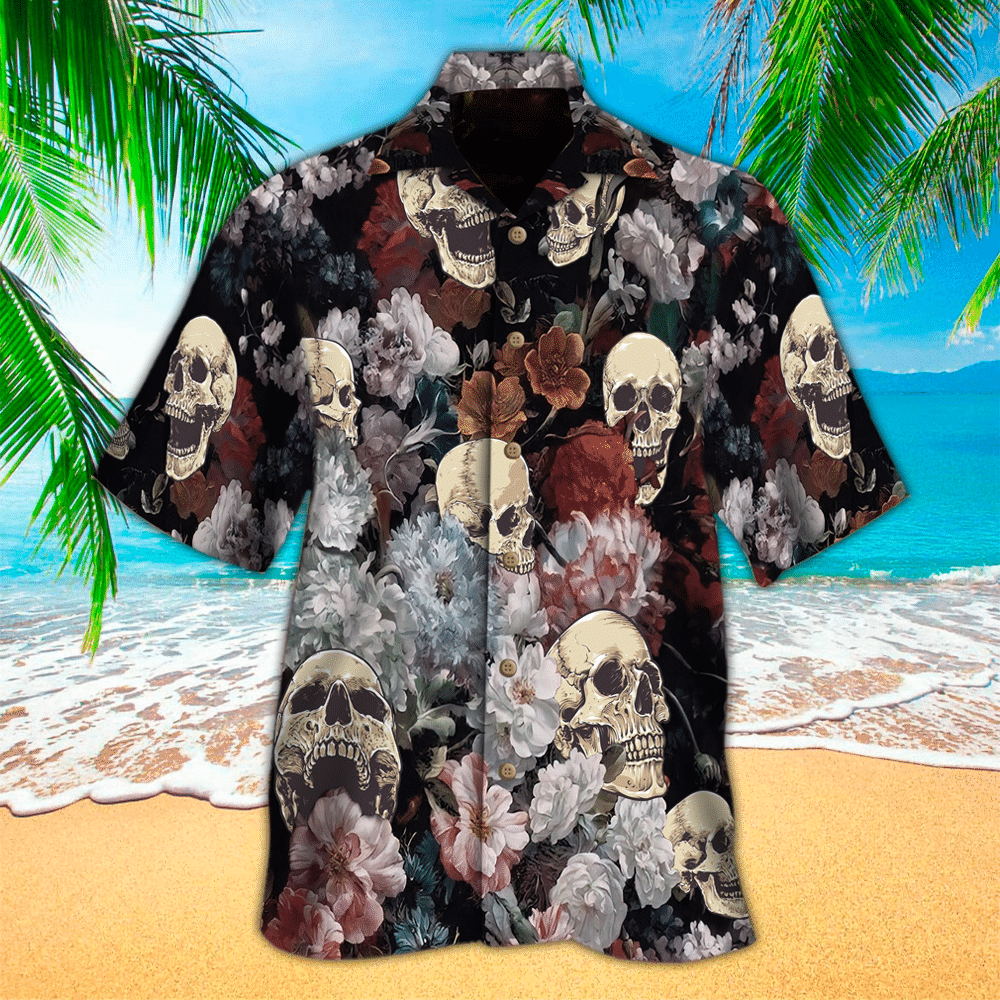 Skull Aloha Hawaii Shirt, Perfect Hawaiian Shirt For Skull Lover HO2926