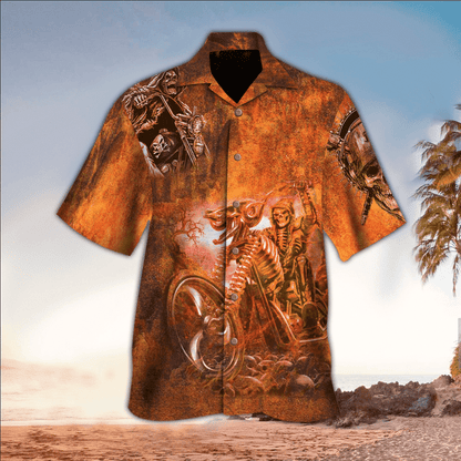 Skull 3D All printed black Hawaii Shirt, Perfect Hawaiian Shirt For Skull Lover, Hawaiian shirt for men HO2930