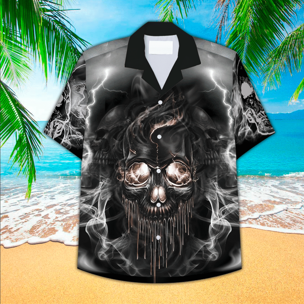 Skull Hawaii Shirt, Perfect Hawaiian Shirt For Skull Lover, Hawaiian shirt for men HO2927