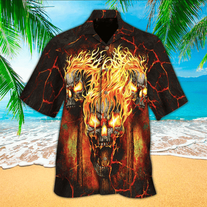 Skull Hawaii Shirt, Perfect Hawaiian Shirt For Skull Lover, Hawaiian shirt for men HO2927