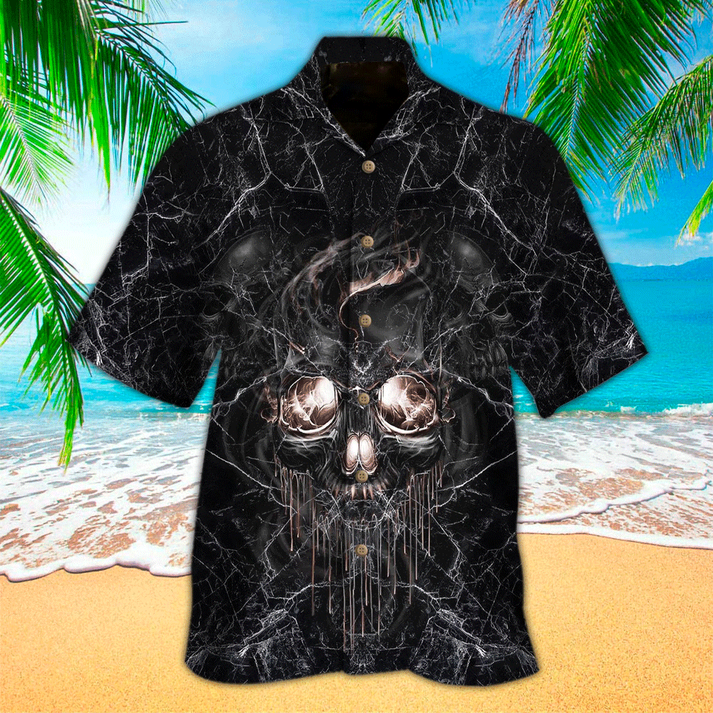 Skull Hawaii Shirt, Perfect Hawaiian Shirt For Skull Lover, Hawaiian shirt for men HO2927