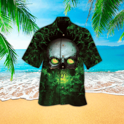 Skull Hawaiian Shirt, Gift For Skull Lovers, Hawaiian shirt for Men, Women, Adult HO2925