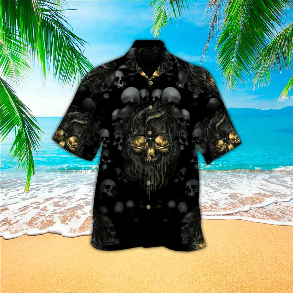 Skull Hawaii Shirt, Perfect Hawaiian Shirt For Skull Lover, Hawaiian shirt for men HO2927