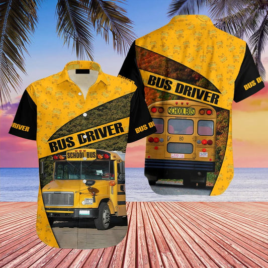 Bus Driver Hawaii shirt, Bus Driver Hawaiian Shirt For Men, Gifts for driver HO0504