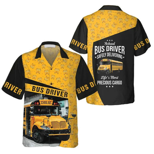 Bus Driver Hawaiian Shirt For Men, Bus Driver Summer aloha shirt, Bus Driver Lover Gifts HO0507