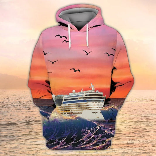 Cruise T Shirts For Friends, Family Cruise T Shirt Ideas, 3D Full Print Cruise Hoodie Sweatshirt TO2776