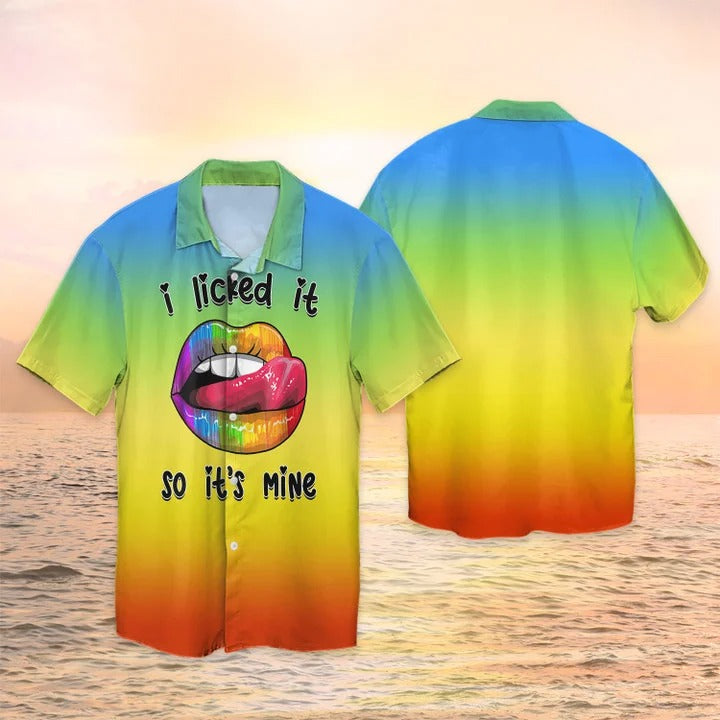 I licked It So It's Mine Tshirt, Lgbt Shirt, Pride Mom Shirt, Pride 3D Tee Shirt, Gay Hoodie, Lesbian Sweatshirt TO2736