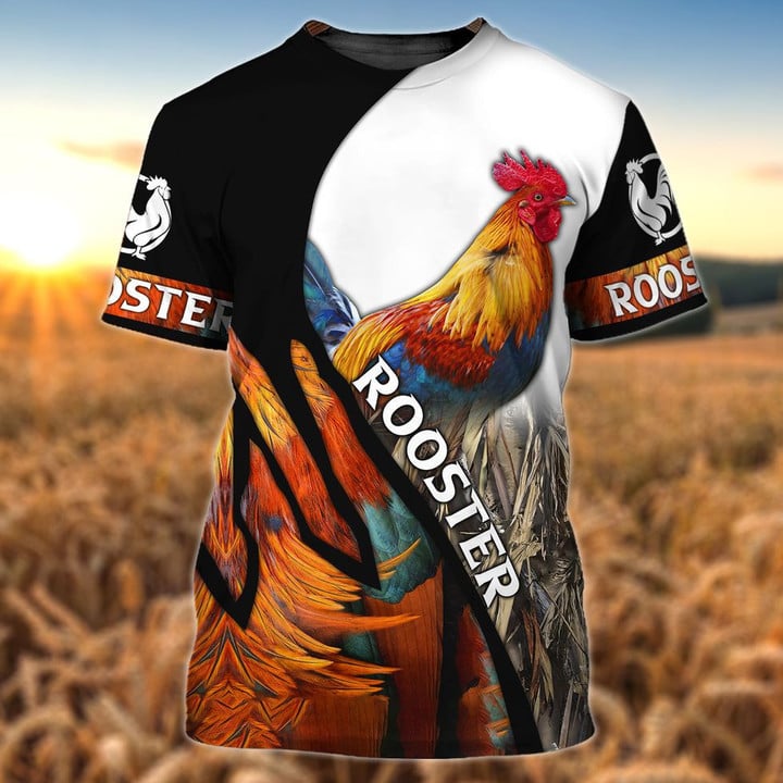 Customized Rooster Mexican 3D All Over Print Shirt, Mexican Shirt For Him, Rooster Camo Shirts TO2860