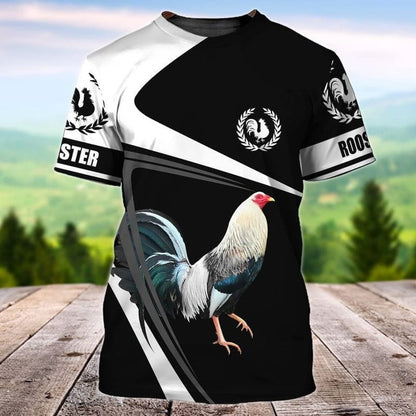 Customized Rooster Mexican 3D All Over Print Shirt, Mexican Shirt For Him, Rooster Camo Shirts TO2860