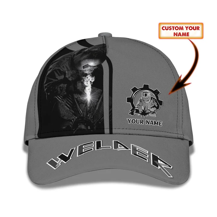 Welder Classic Cap Welding Personalized Name 3D Cap CA0453