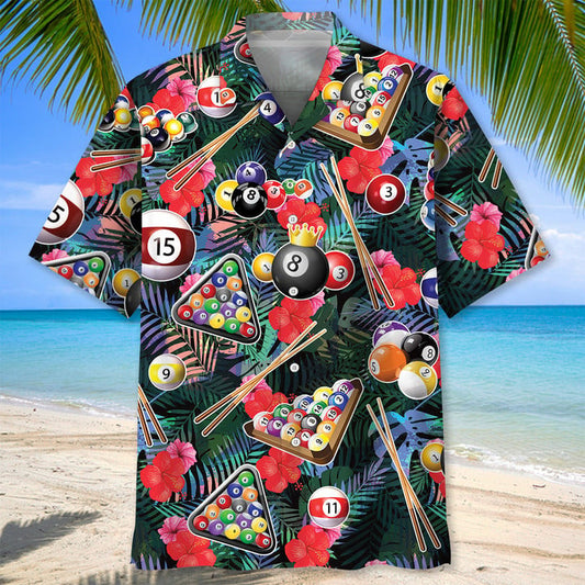 Tendpins Billiard Tropical Hawaiian Shirt BIA0837