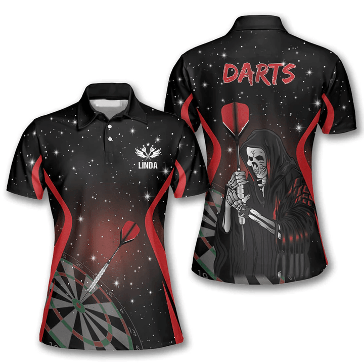 Tendpins Darts Arrow Pattern In Black 4 Personalized Name 3D Shirt DMA0324