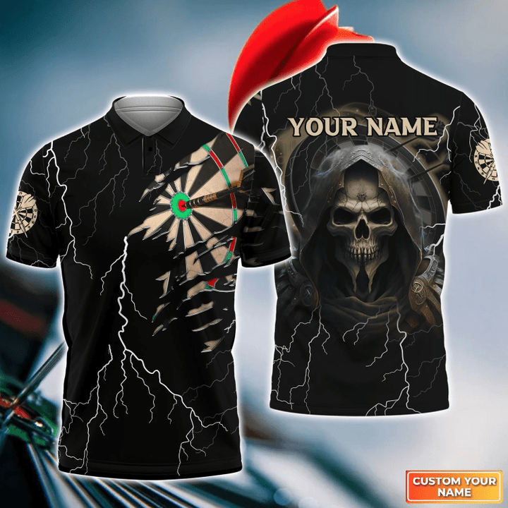 Tendpins Reaper Dartboard Thunder Personalized Name 3D Shirt DMA0307