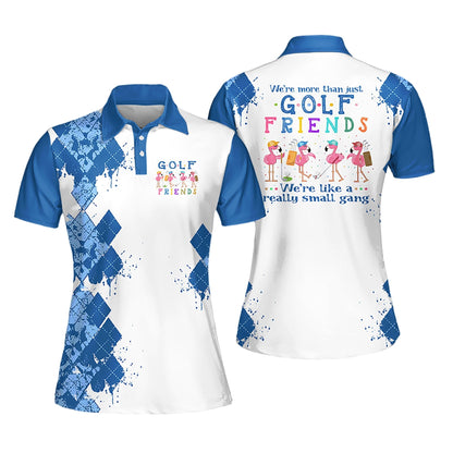 We're More Than Just Golf Friends Sleeveless Short Sleeve Polo Shirt I0207