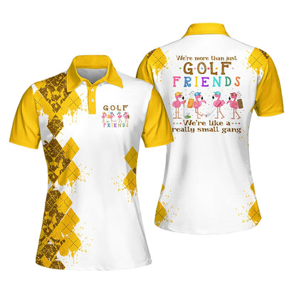 We're More Than Just Golf Friends Sleeveless Short Sleeve Polo Shirt I0207