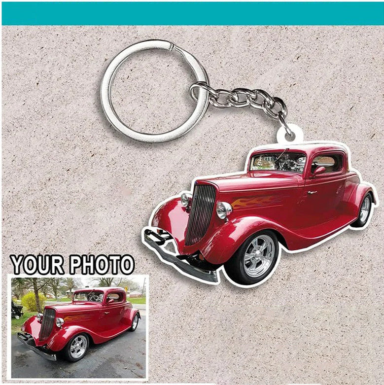 Personalized Hot Rod Owners, Lowriders Keychain, Flat Keychains Gifts For Car Guys, Gifts For Car Lovers, Muscle Car, Vintage Car, Classic Car KO0212