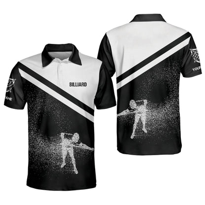 3D Funny 8 Ball Pool Billiard Polo Shirt BI0022