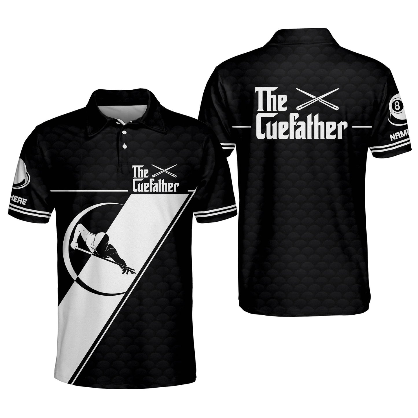 The Cue Father Billiard Polo Shirt BI0030