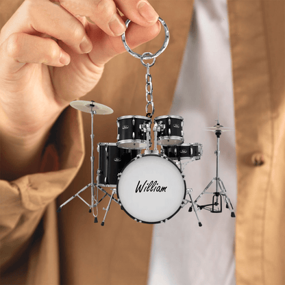 Drums Styles Colorful Drums Personalized Acrylic Keychain - Gift For Drummer KO0179