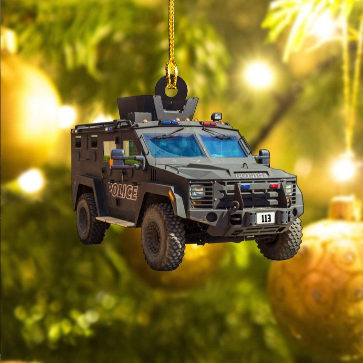 Customize SWAT Police Acrylic Ornament for Him OO3763