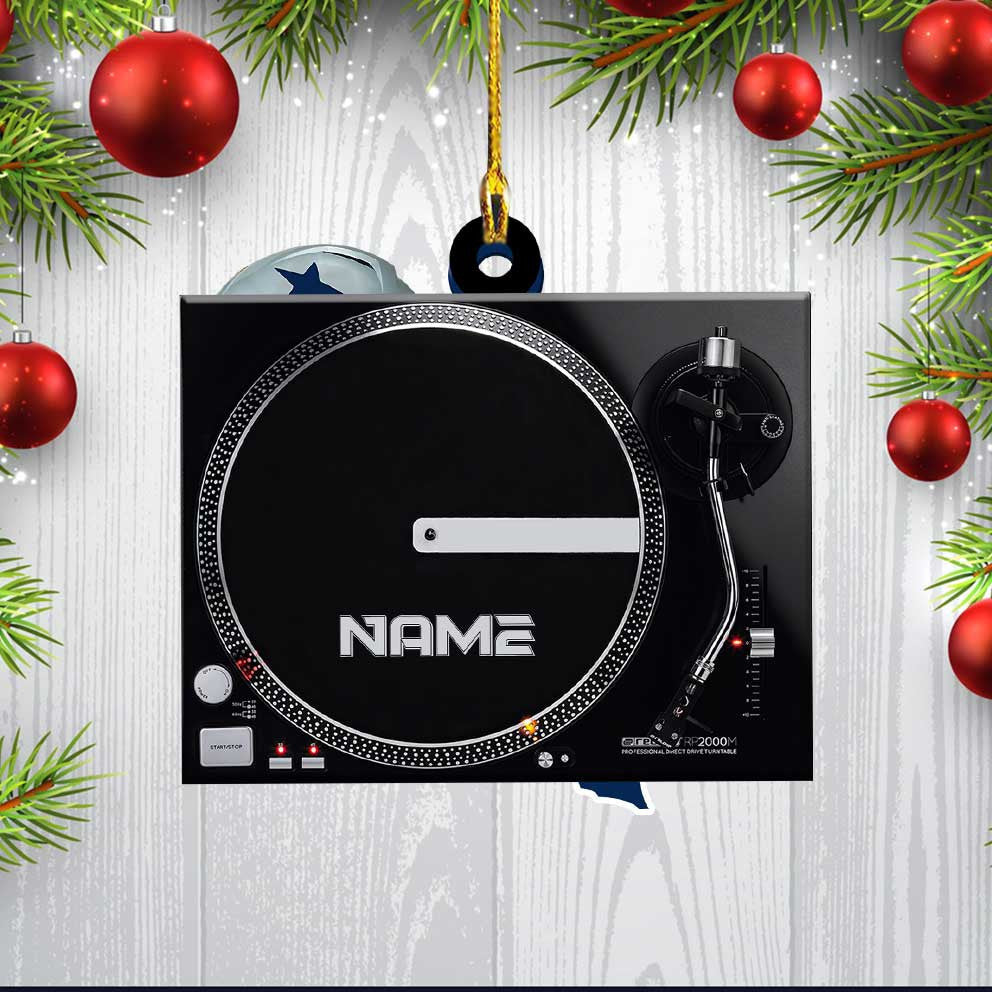 Personalized DJ Table Custom Shaped Acrylic Ornament for DJ Man & Woman OO3697