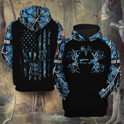 Premium Deer Hunting Hoodie 3D All Over Print Limited Edition Multicolor Hunting Hoodie Gift For Hunter SO0455