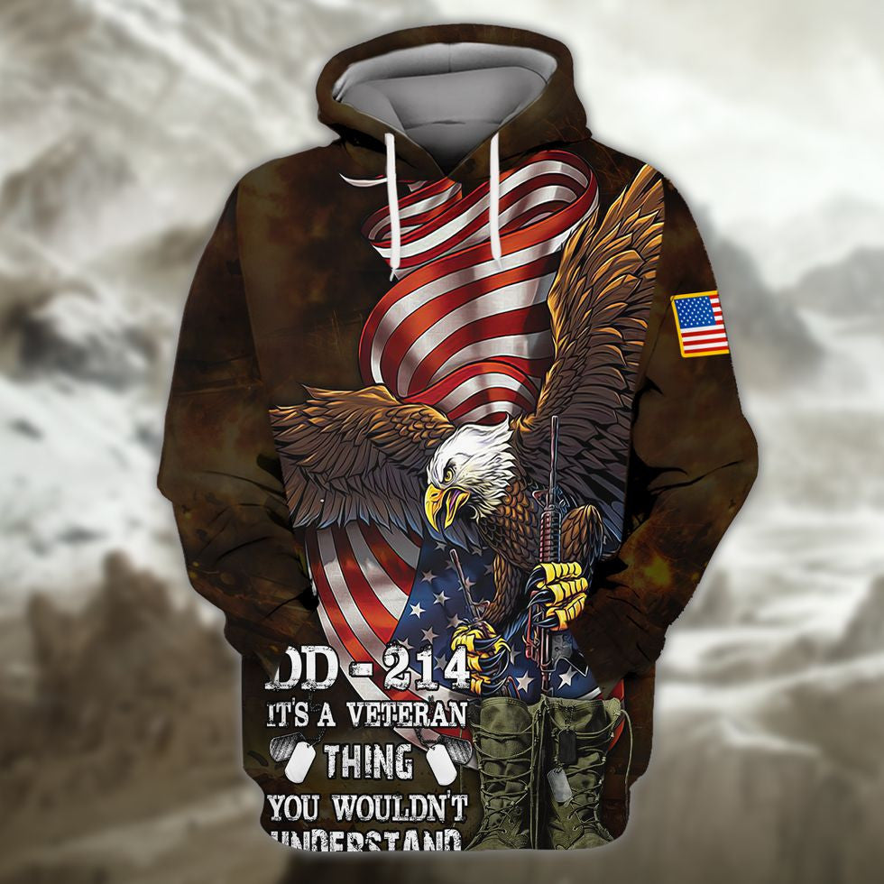 Dd-214 Veteran 3D Shirts For Men Women, Us Veteran Sweatshirt TO2777