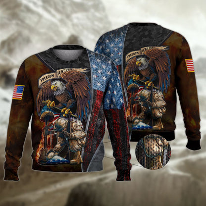 Freedom Isn'T Free United State Veteran 3D Shirts, Veteran American Eagle Design Clothing TO2778