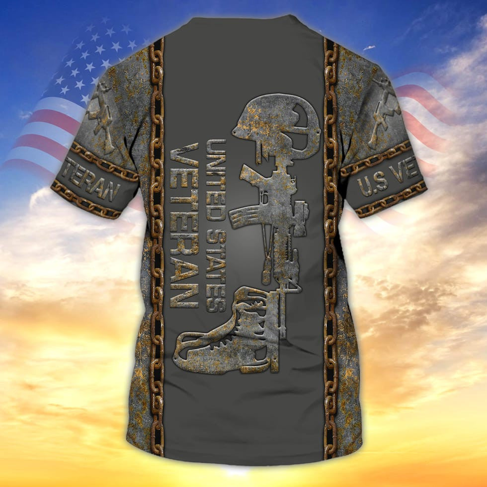 Being A Veteran Is A Honor 3D Hoodie, Being A Grandpa Is Priceless, Us Veteran Dad Shirt, Gift For Veteran Dad TO2744