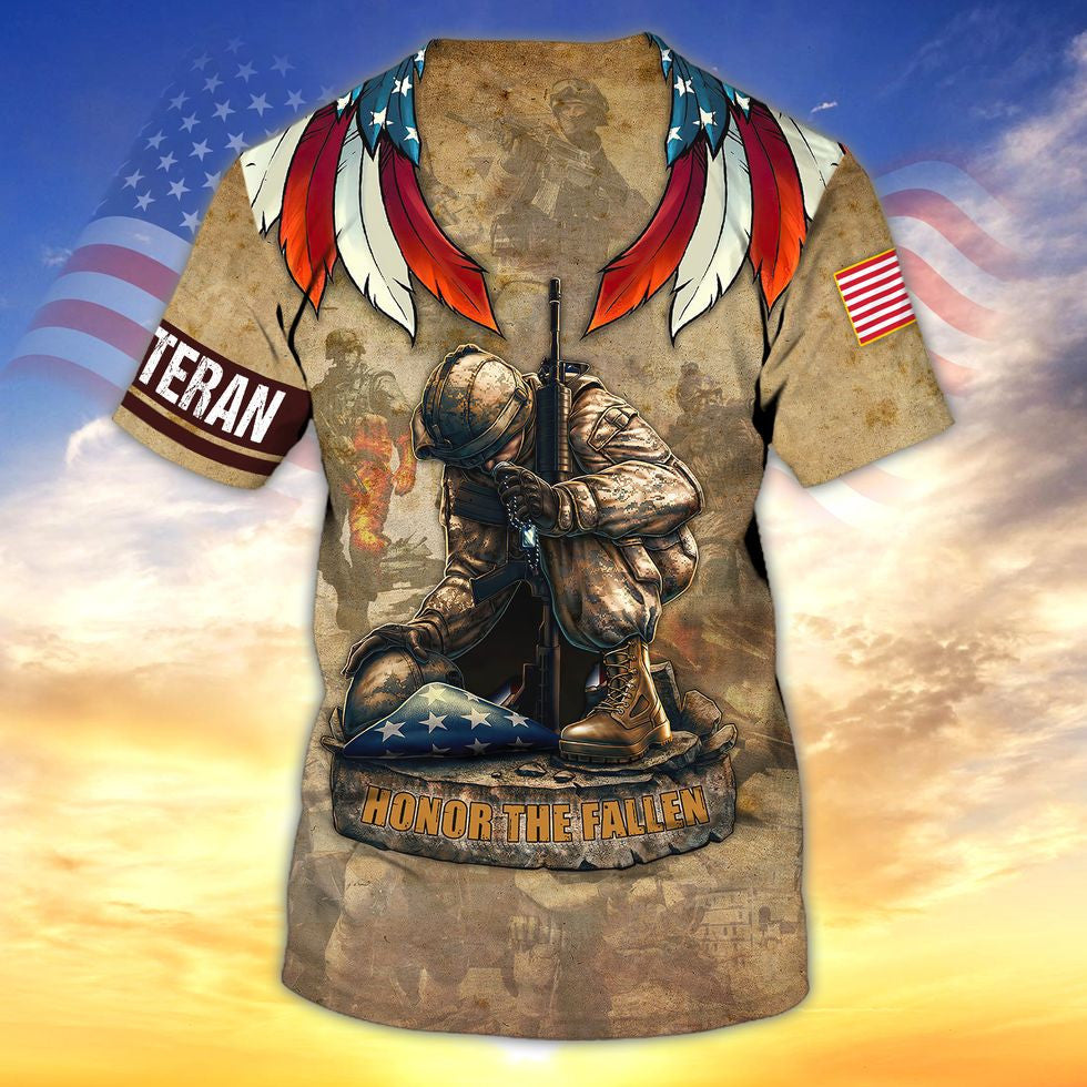 U.S Veteran All Gave Some Some Gave All 3D Print Hawaiian Shirt, Veteran Apparel TO2746